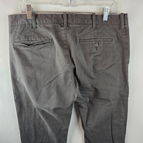 J.Crew Chino Pants Mens 32x32 Gray Chino Khaki Flex Driggs Slim Fit Stretch Norm - Picture 6 of 10